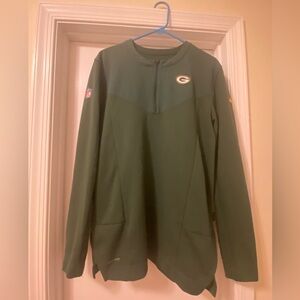 Men's Green Bay Packers Nike Long Sleeve Quarter-Zip Top